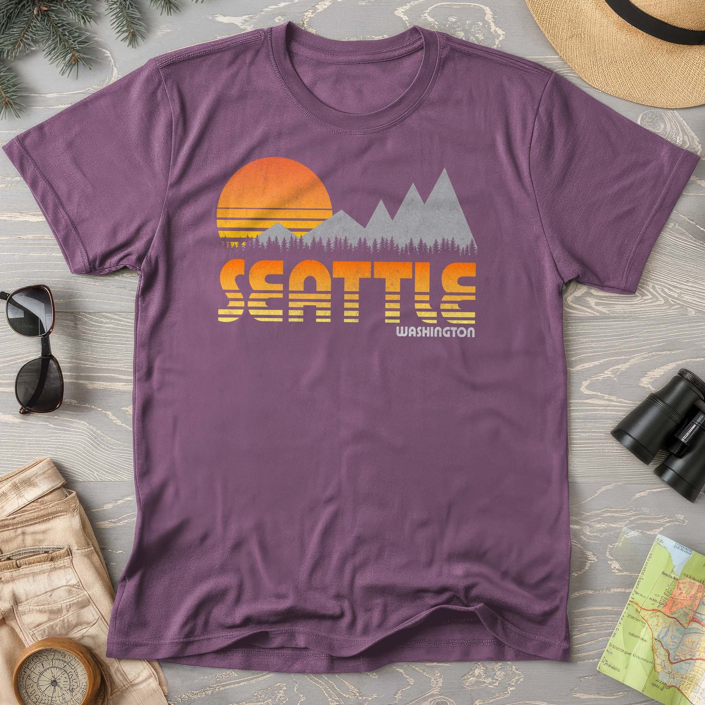 Seattle 80's Retro T-Shirt