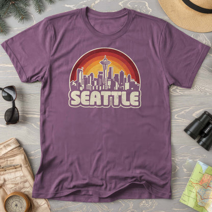Seattle Retro Sunset T-Shirt