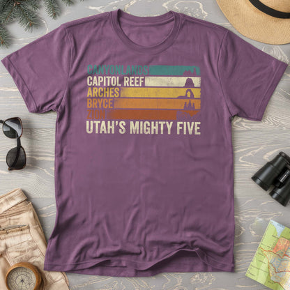 Utah's Mighty Five Stripes T-Shirt