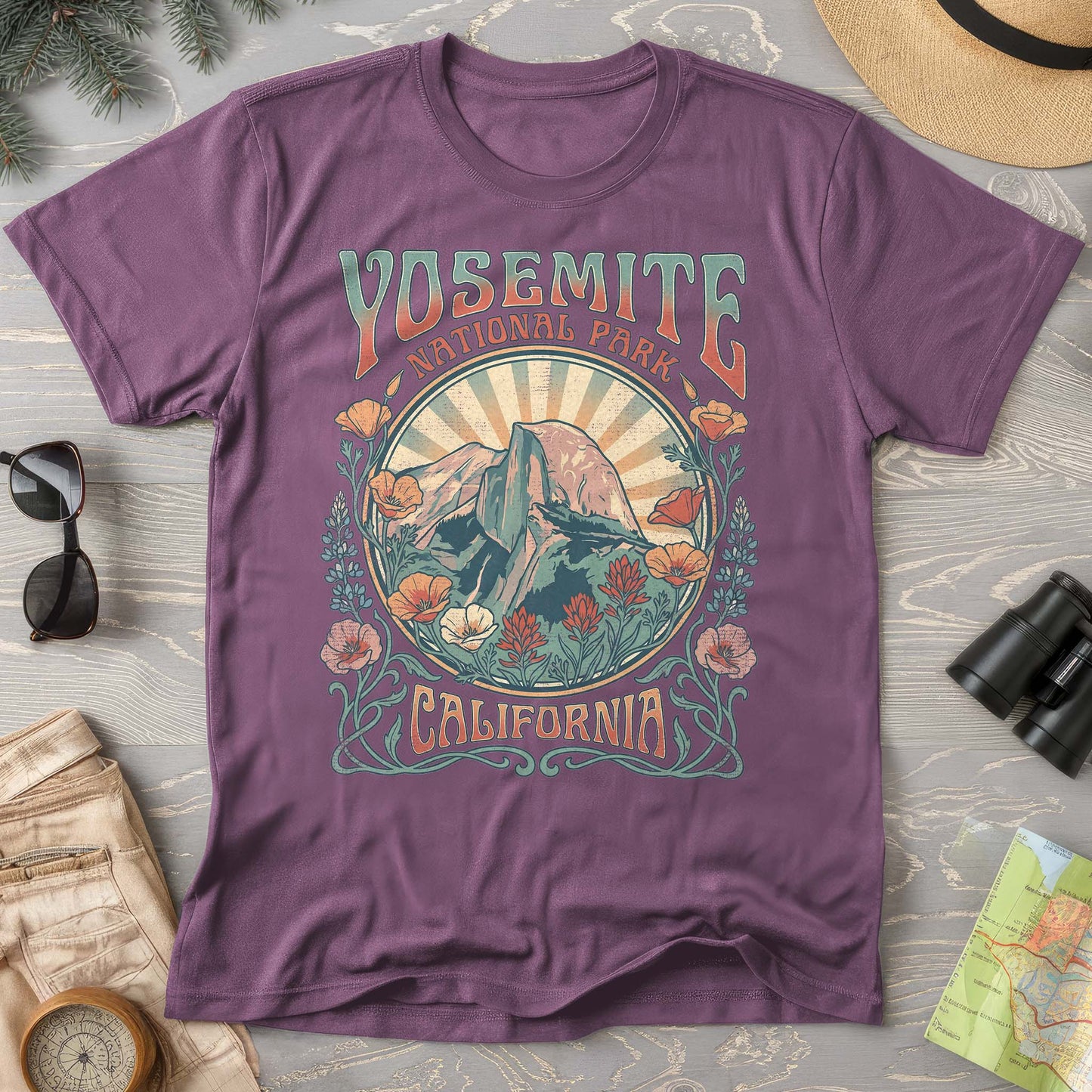 Yosemite Flower Power T-Shirt