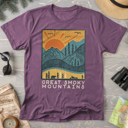 Smoky Mountains Scandi T-Shirt