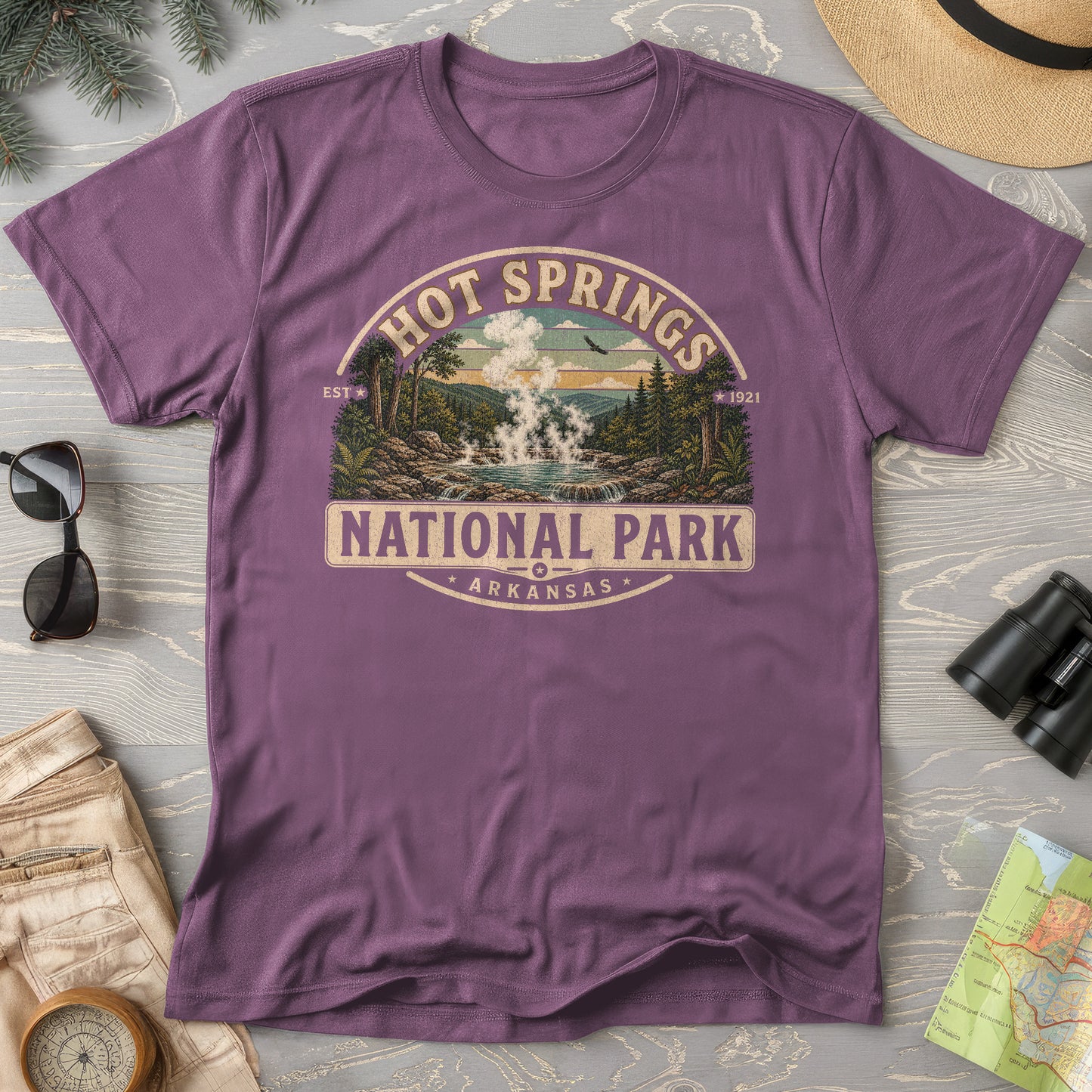 Hot Springs Medallion T-Shirt