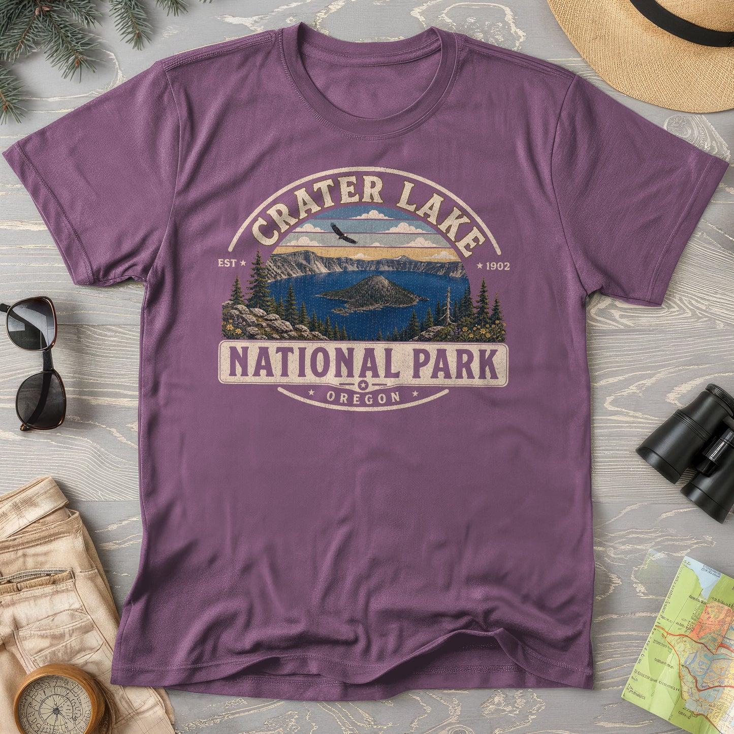 Crater Lake Medallion T-Shirt