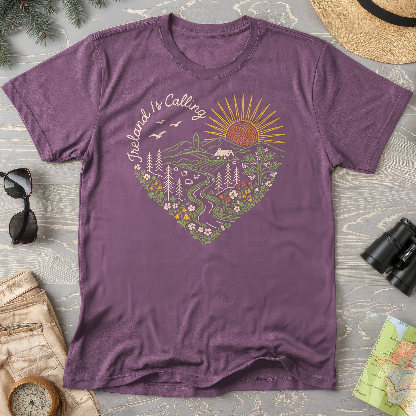 Ireland is Calling Heart T-Shirt