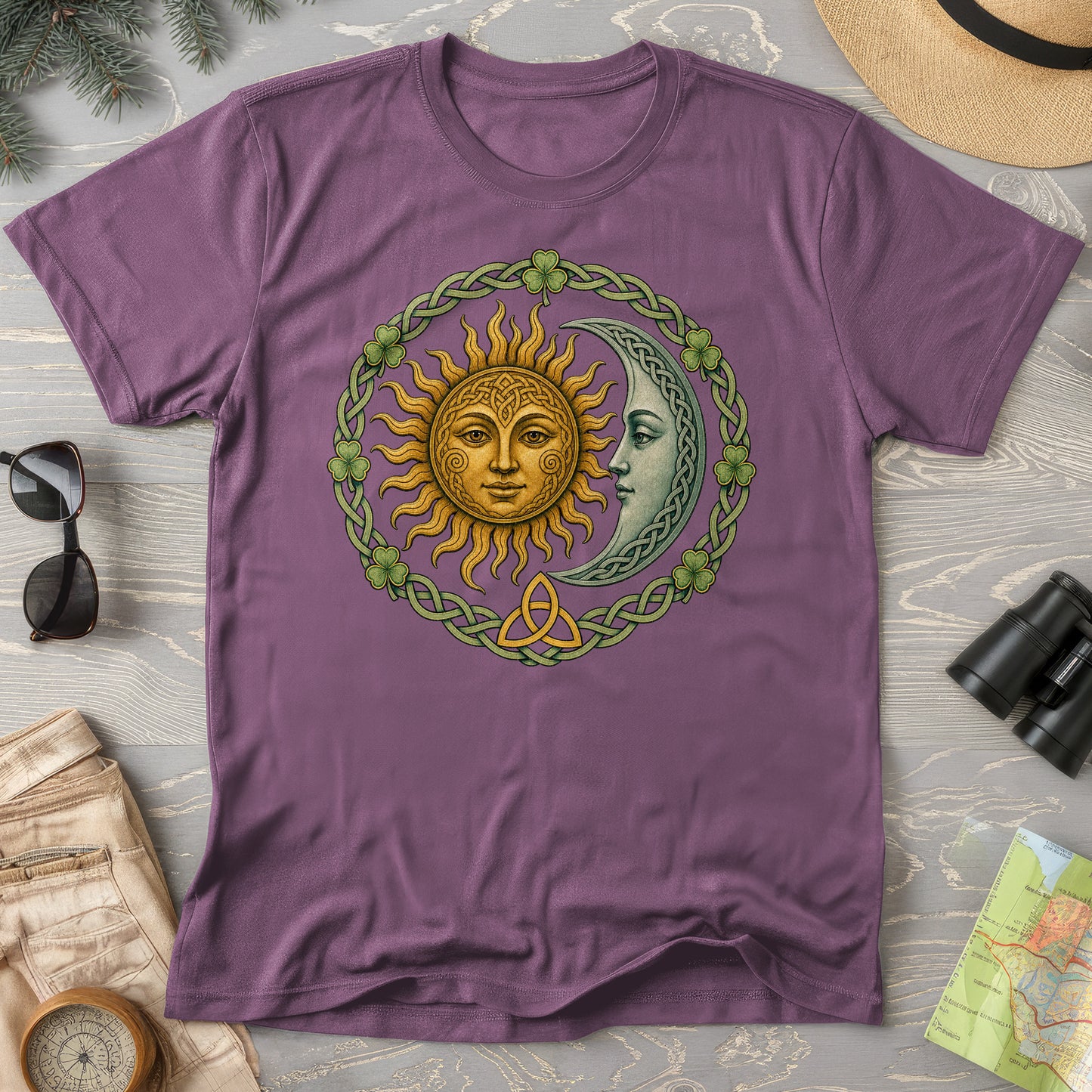 Celtic Lunar Ring T-Shirt
