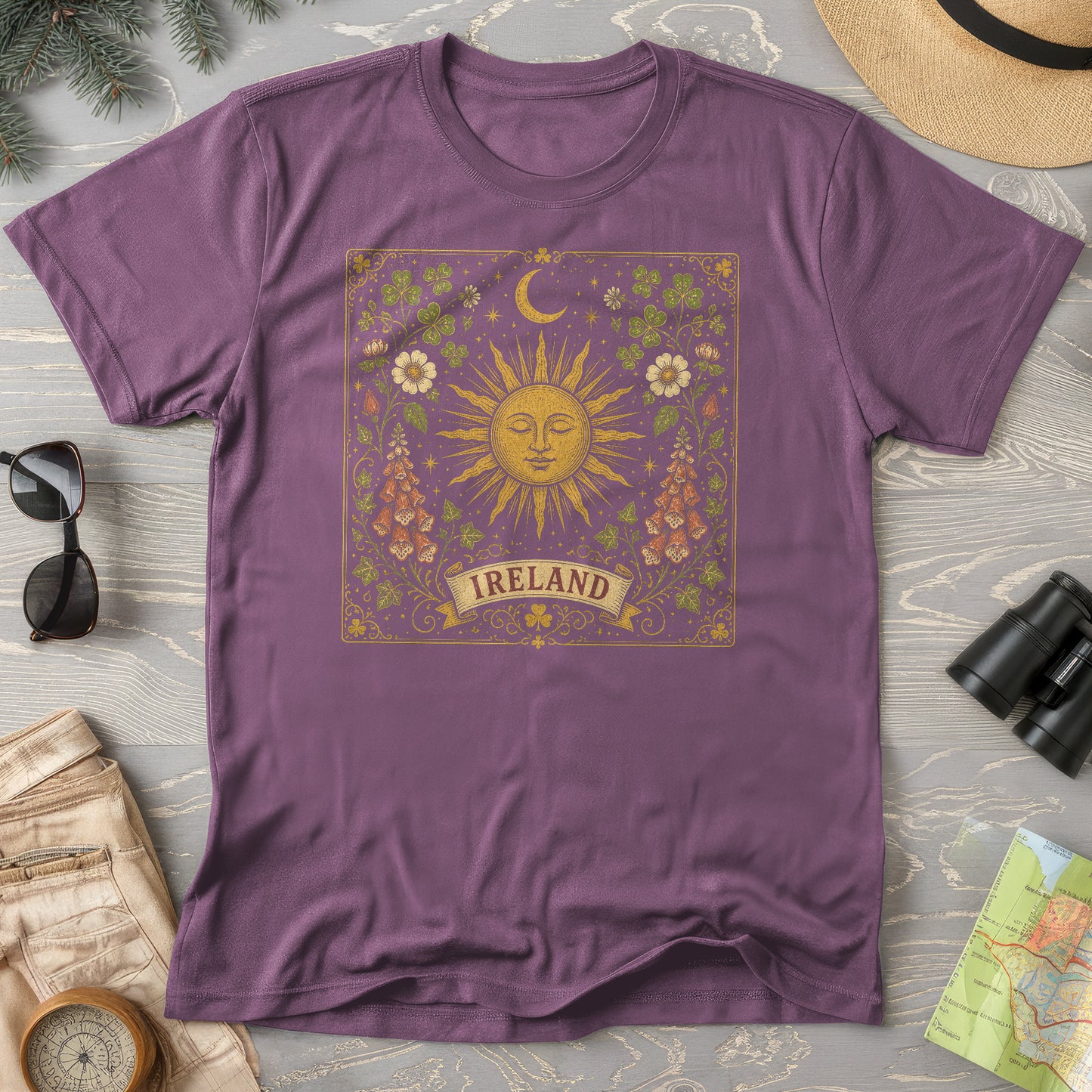 Ireland Celestial Floral T-Shirt
