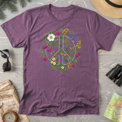 Floral Irish Peace T-Shirt