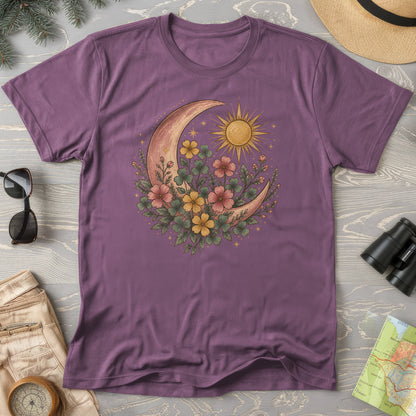 Shamrock Crescent Moon T-Shirt