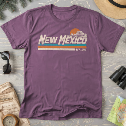 New Mexico Retro Stripe T-Shirt