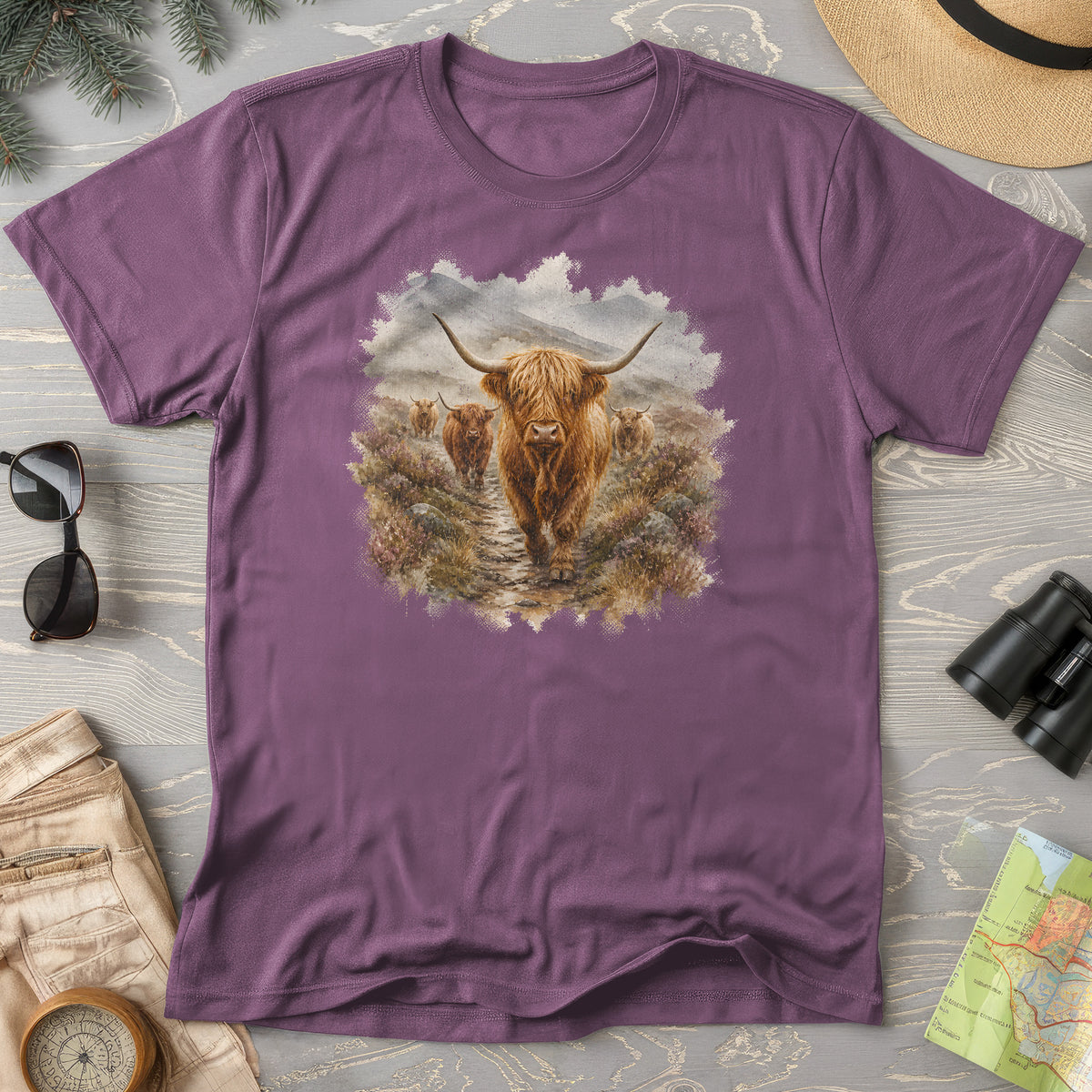 Watercolor Coos T-Shirt