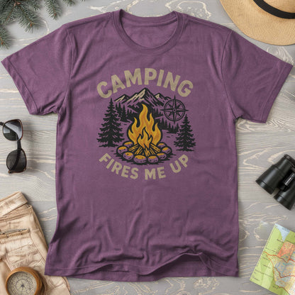 Camping Fires Me Up Comfort Colors T-Shirt