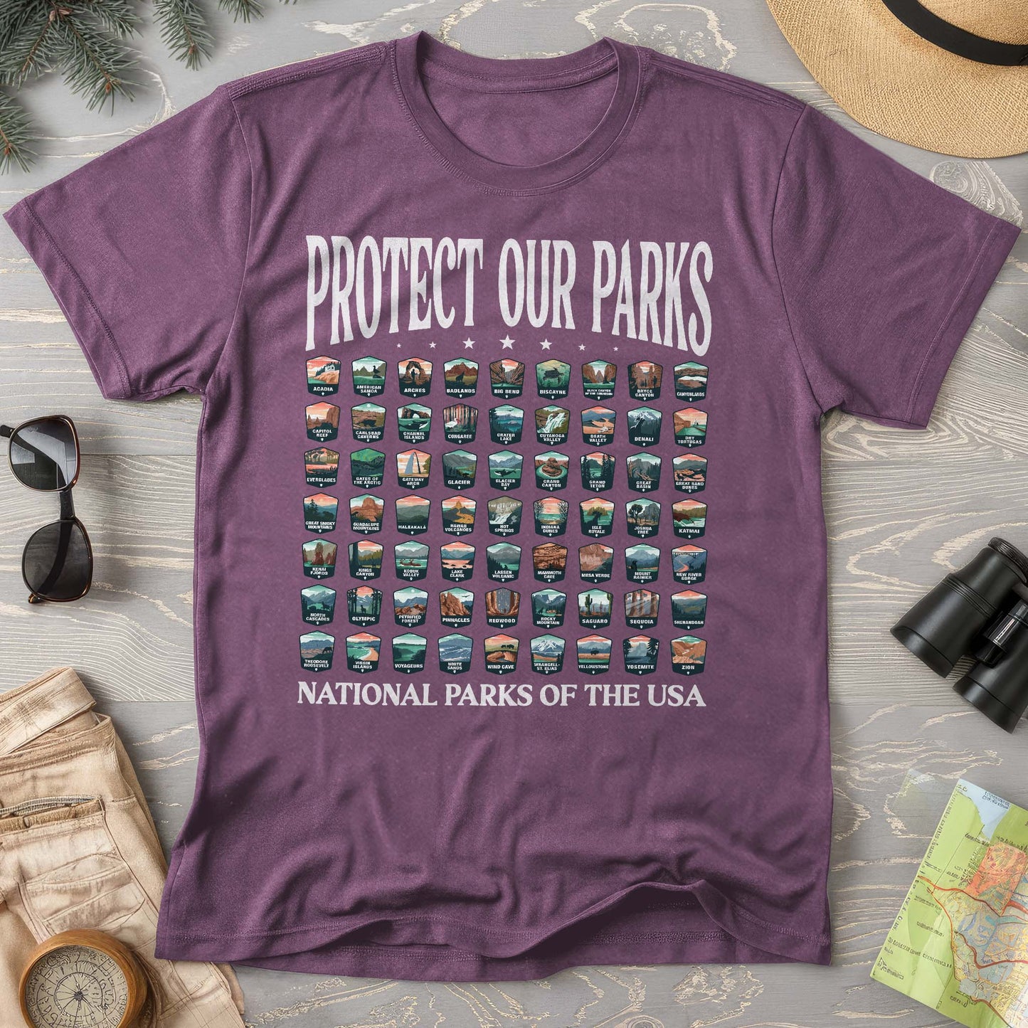 Protect our Parks Badges Comfort Colors T-Shirt