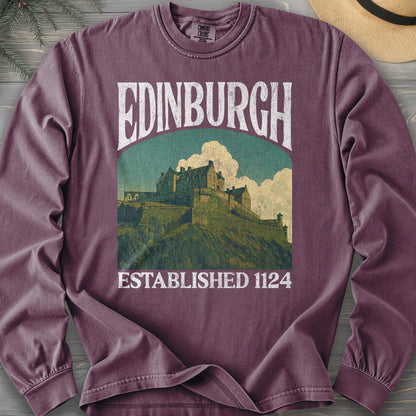 Edinburgh Scotland "Big and Bold" Long Sleeve Shirt