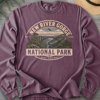 New River Gorge Medallion Long Sleeve Shirt