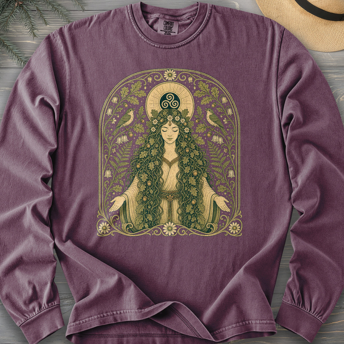 Celtic Goddess Long Sleeve Shirt