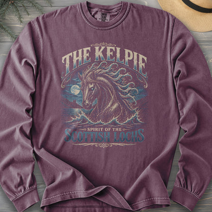 The Kelpie Scottish Lochs Comfort Colors 6014 Long Sleeve