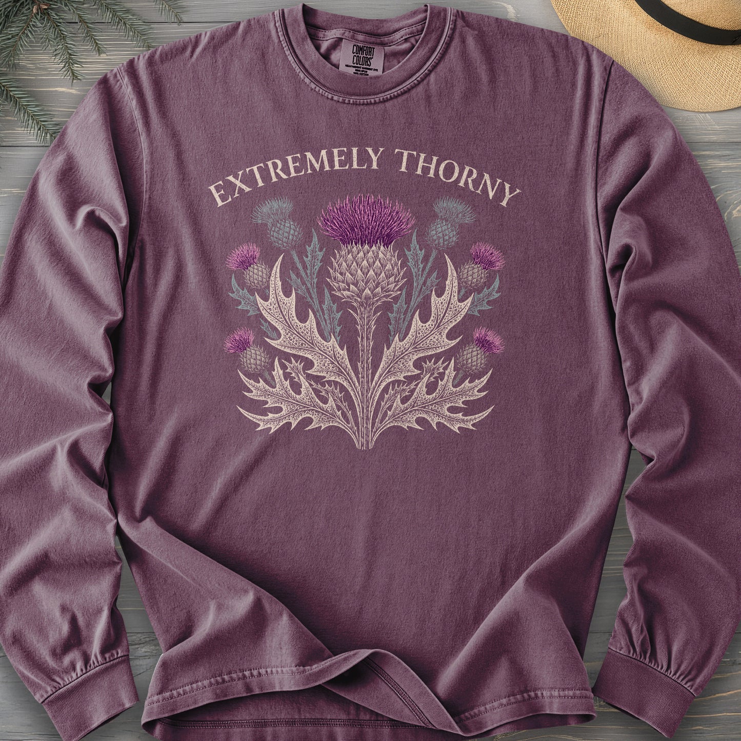 Extremely Thorny Comfort Colors 6014 Long Sleeve