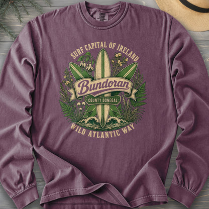 Bundoran Surf Capital Comfort Colors 6014 Long Sleeve
