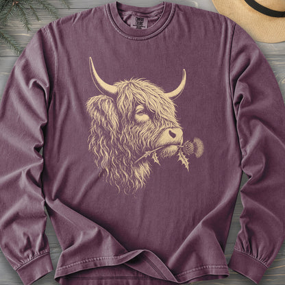 Coo wThistle Comfort Colors 6014 Long Sleeve