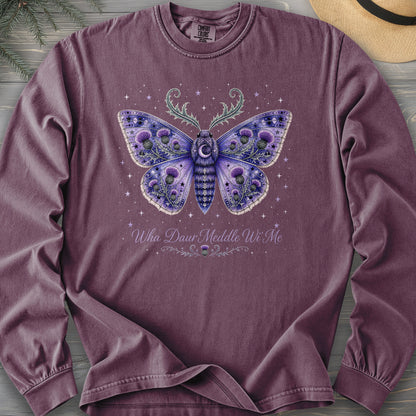 Wha Daur Meddle Wi' Me Comfort Colors 6014 Long Sleeve