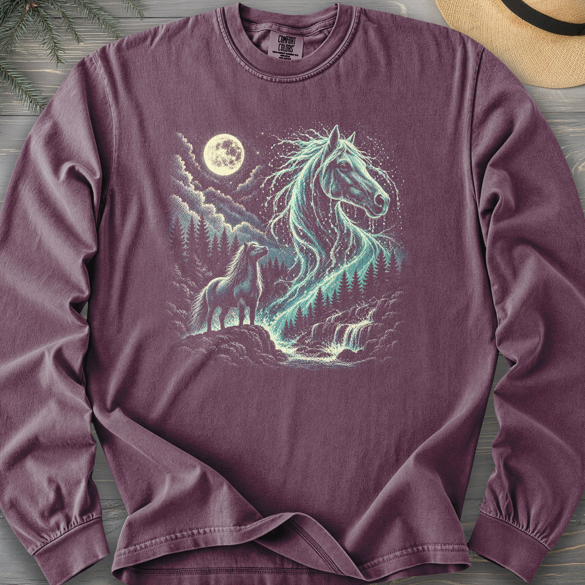 Kelpie 90's Throwback Comfort Colors 6014 Long Sleeve