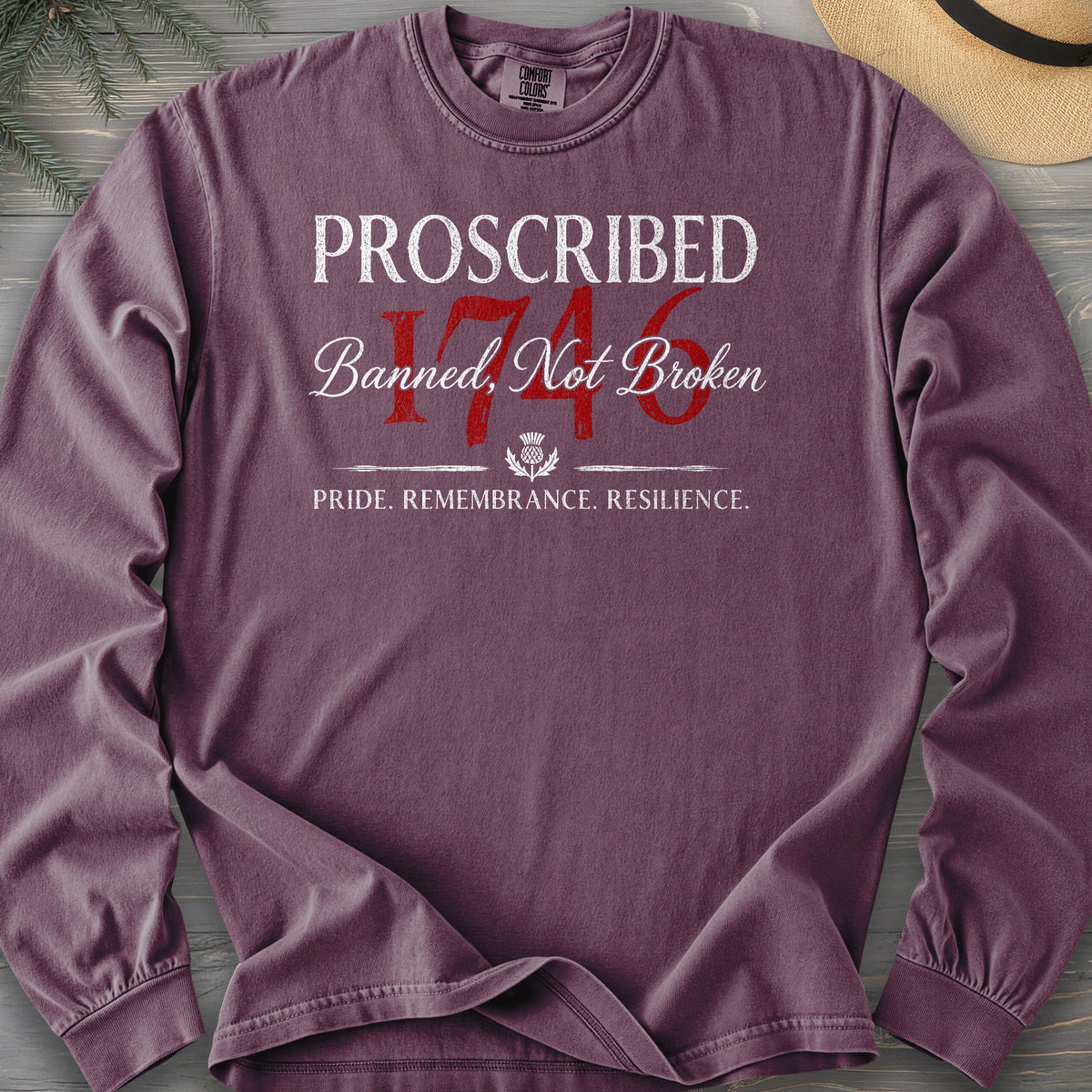 Banned Not Broken Comfort Colors 6014 Long Sleeve