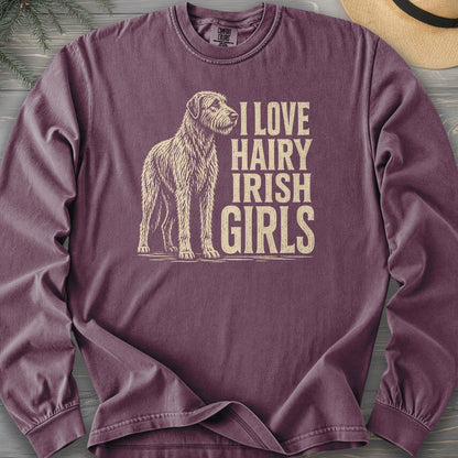 Irish Wolfhound Lover Comfort Colors 6014 Long Sleeve