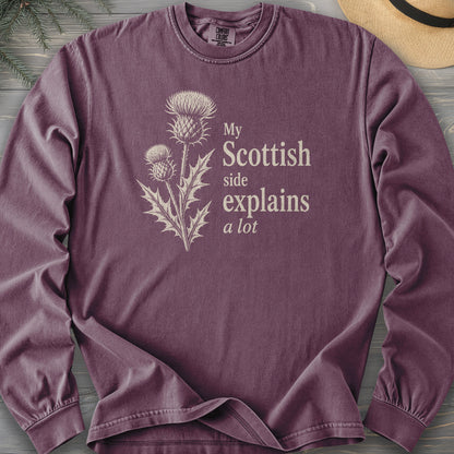 My Scottish Side Comfort Colors 6014 Long Sleeve