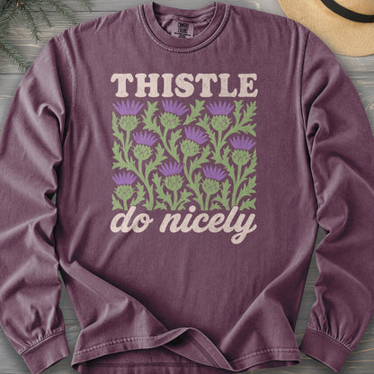 Thistle Do Nicely Comfort Colors 6014 Long Sleeve
