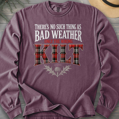 Wrong Kilt Weather Long Sleeve Shirt