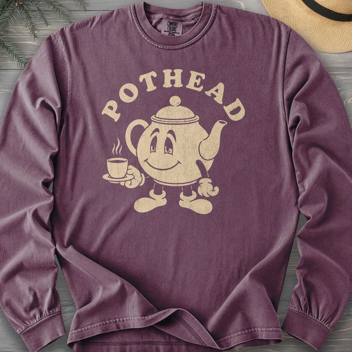 Pothead Teapot Long Sleeve Shirt