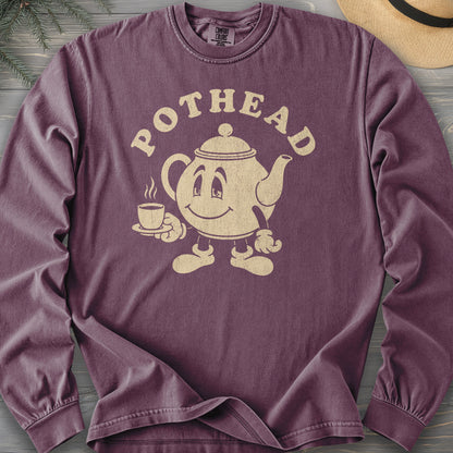 Pothead Teapot Long Sleeve Shirt