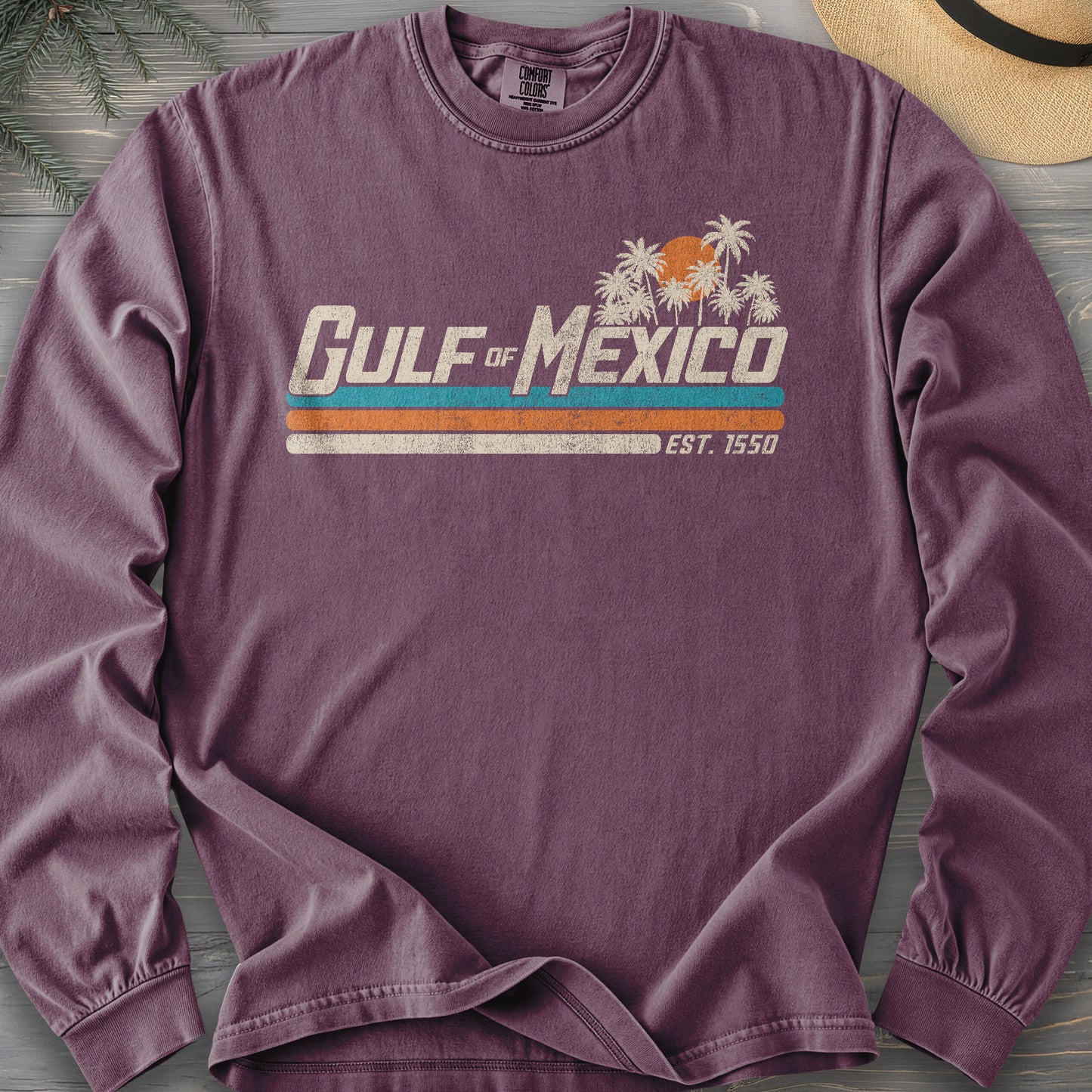 Gulf of Mexico Retro Stripe Long Sleeve Shirt
