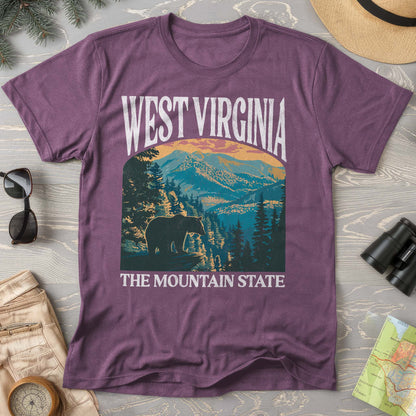 West Virginia Mountain State "Big and Bold" Comfort Colors T-Shirt