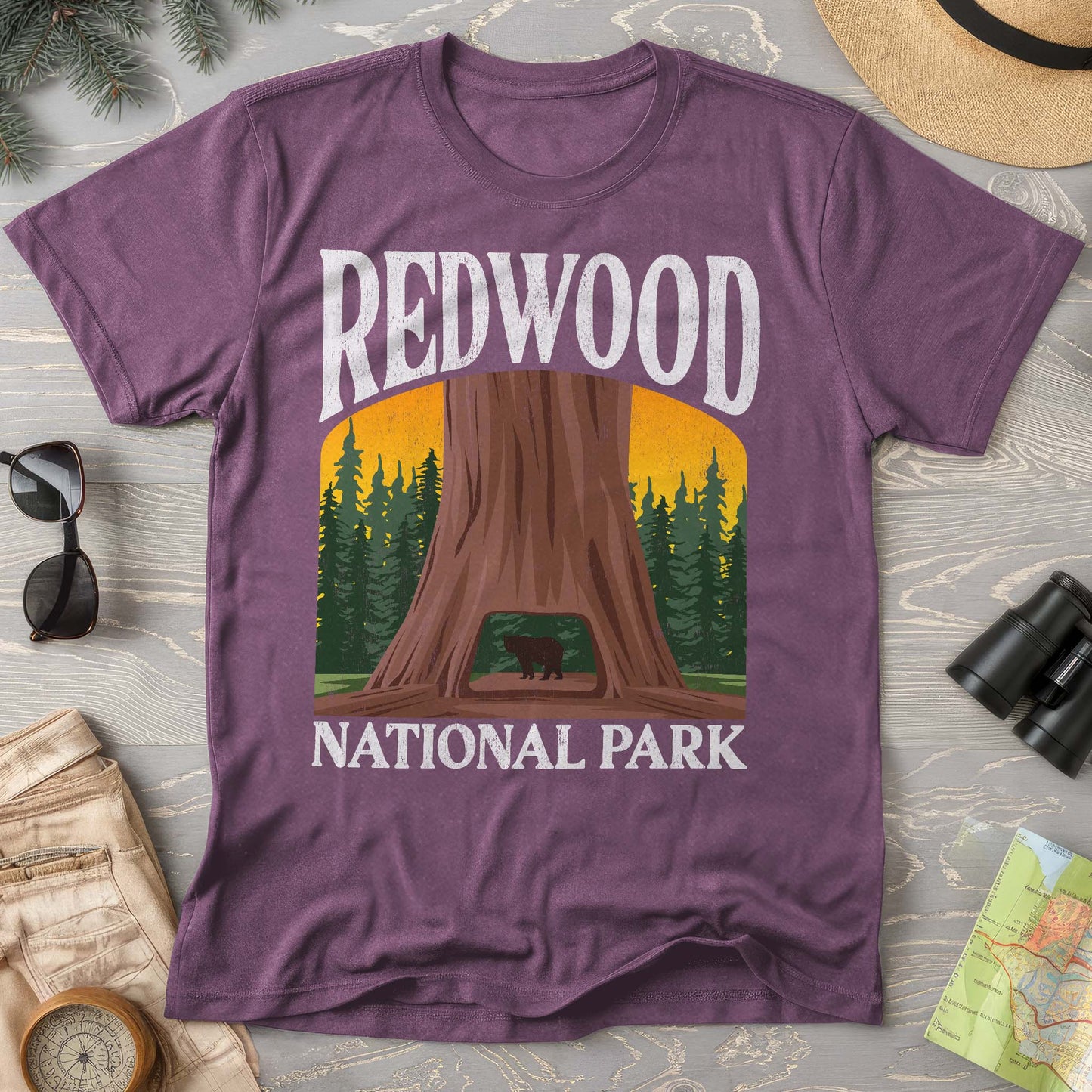 Redwood National Park "Big and Bold" Comfort Colors T-Shirt