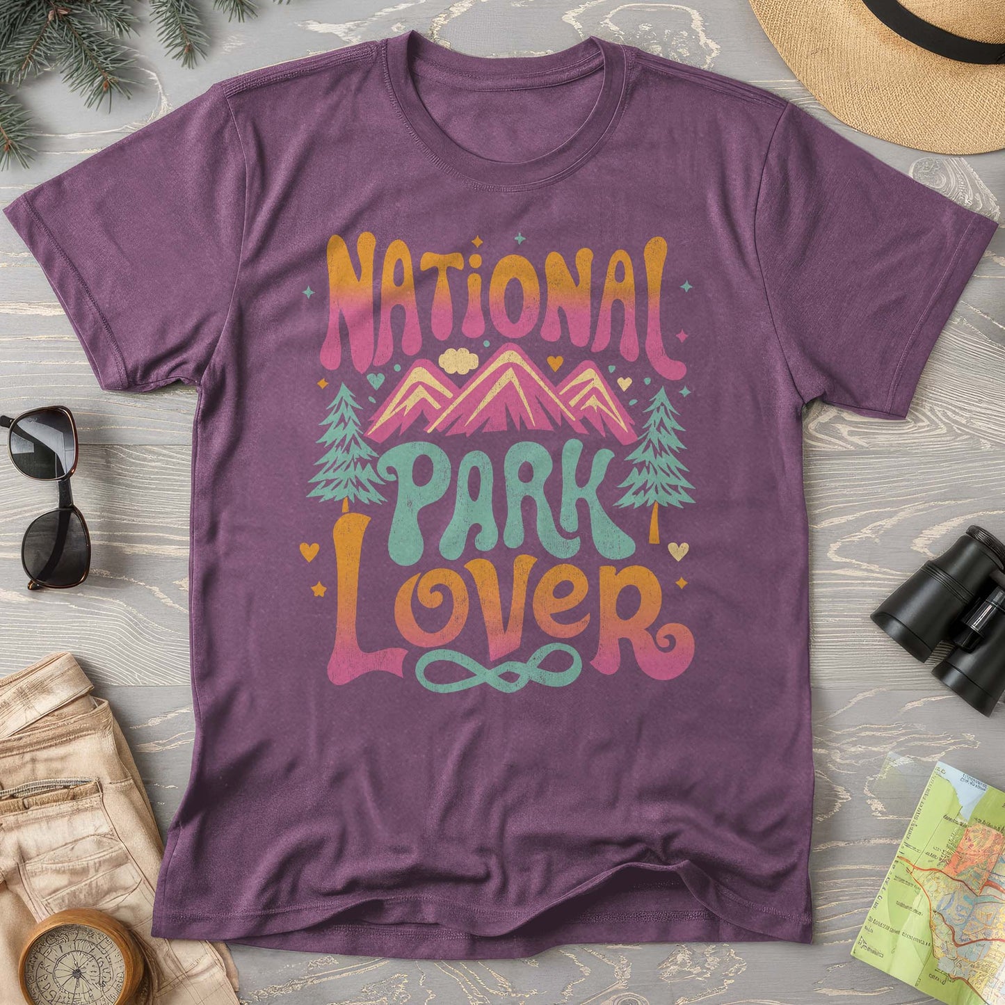 National Park Lover "Groovy Color" Comfort Colors T-Shirt