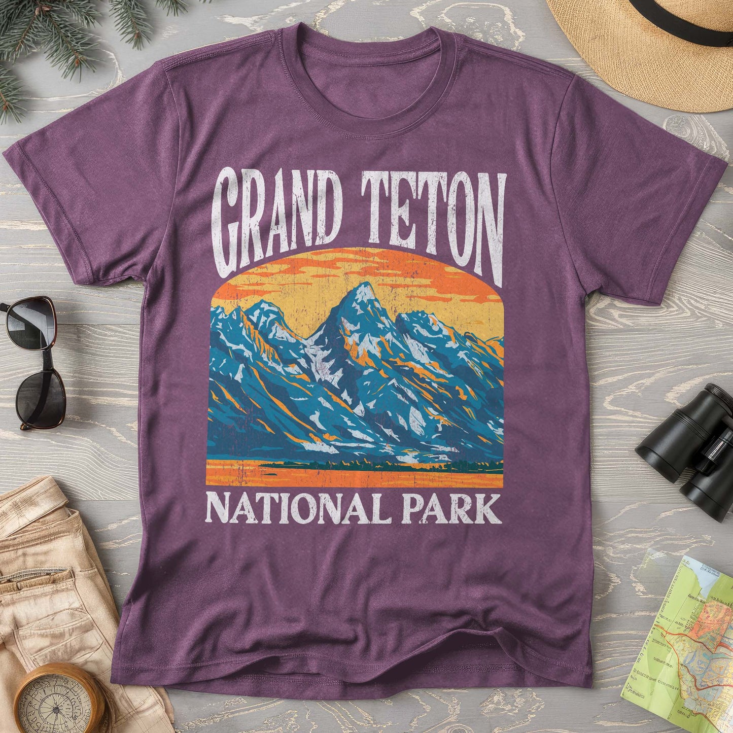 Grand Teton National Park "Big and Bold" Comfort Colors T-Shirt