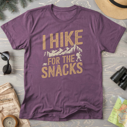 I Hike for the Snacks Comfort Colors T-Shirt
