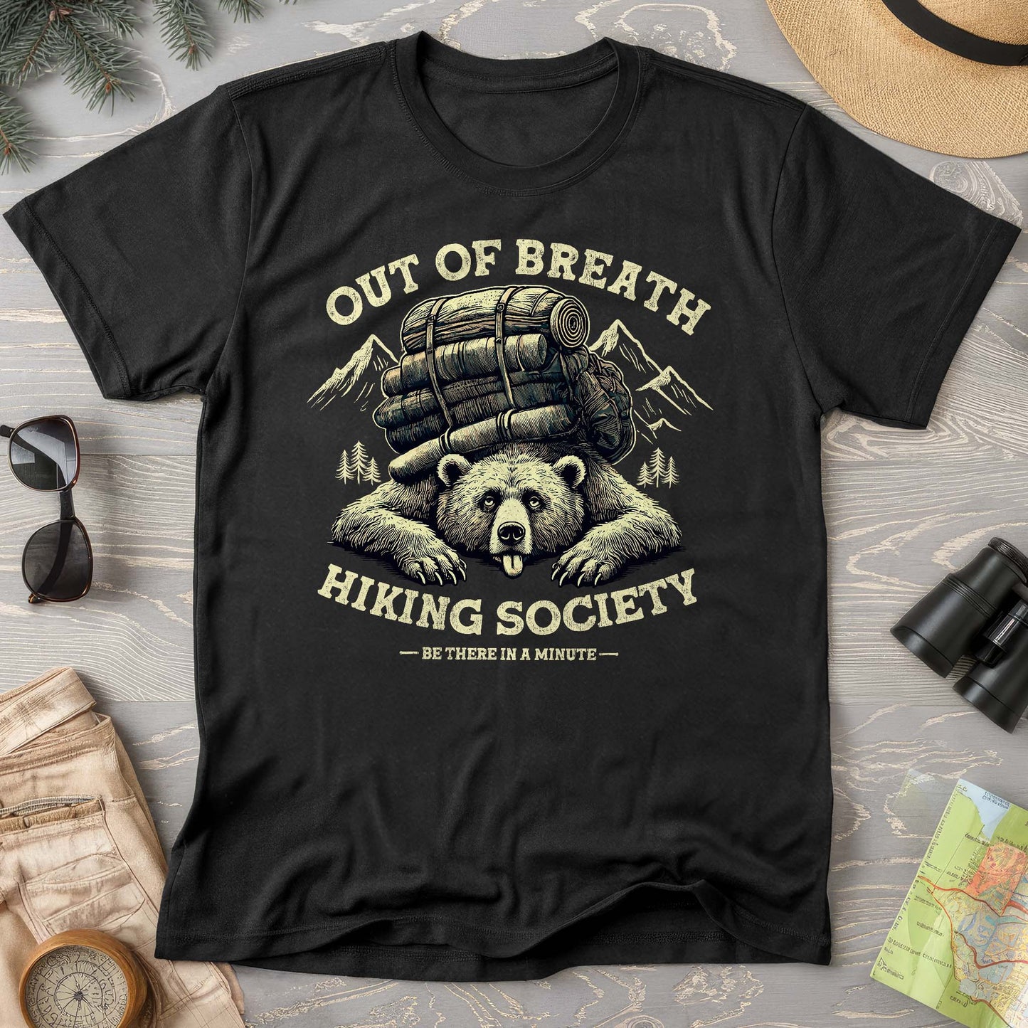 Out of Breath Hiking Society Comfort Colors T-Shirt