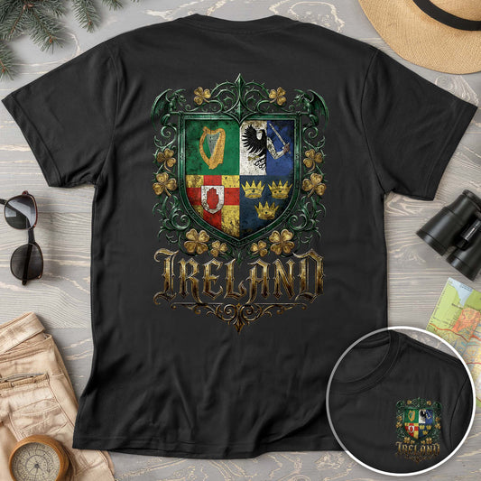 Irish Gothic Arms Front/Back Print Comfort Colors T-shirt