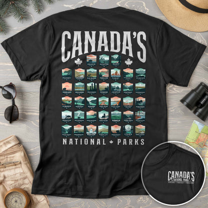 Canada's National Parks "Badges" Comfort Colors T-shirt