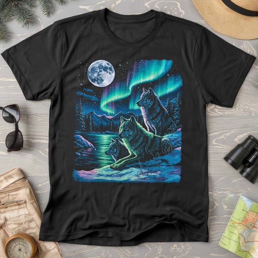 Northern Lights "Night Wolves" Comfort Colors T-Shirt