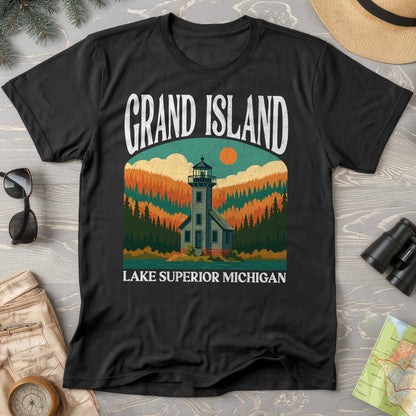 Grand Island Michigan "Big and Bold" Comfort Colors T-Shirt