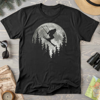 Bigfoot Ski Moon Comfort Colors T-shirt