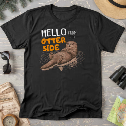 Hello From the Otter Side Comfort Colors T-shirt