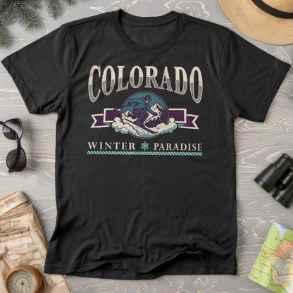 Colorado 90's Retro Ski Sprint Comfort Colors T-shirt