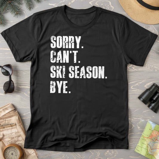 Sorry Ski Season Comfort Colors T-shirt