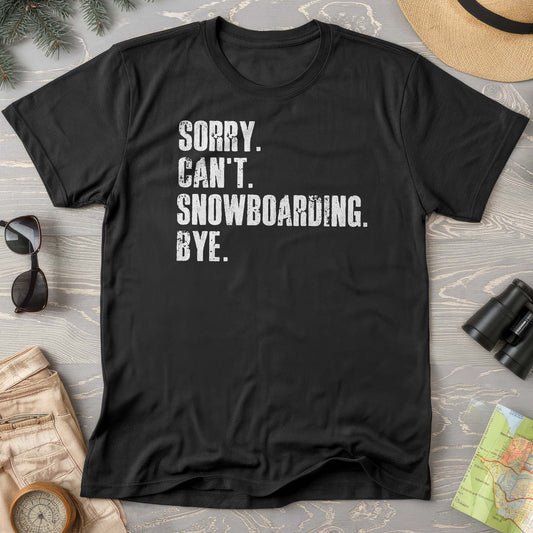 Sorry Snowboarding Comfort Colors T-shirt