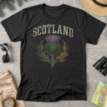 Scotland Distressed Thistle Comfort Colors T-shirt