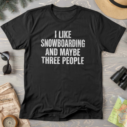 I Like Snowboarding Comfort Colors T-shirt